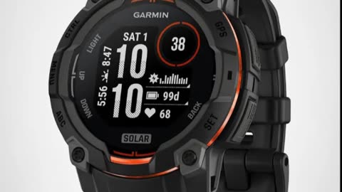Garmin Instinct® 3 45mm, Solar Charged Disp