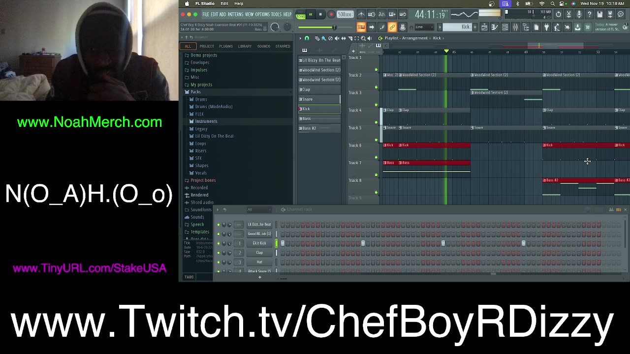 Chef Boy R Dizzy VLOG: @Twitch #Stream (O_o) #November #19 #2025 (O_o) www.Twitch.tv/ChefBoyRDizzy