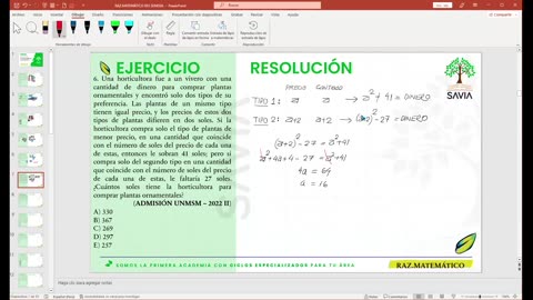 SAVIA REPASO 2025 - 2 | Semana 03 | RM S1