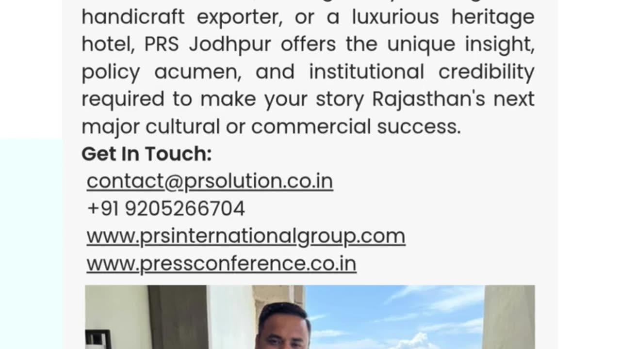 Jodhpur's Top PR Agency