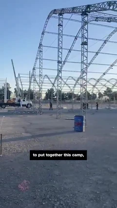 Mexico admitting defeat, they’ve began construction on the 25 shelters that will be...