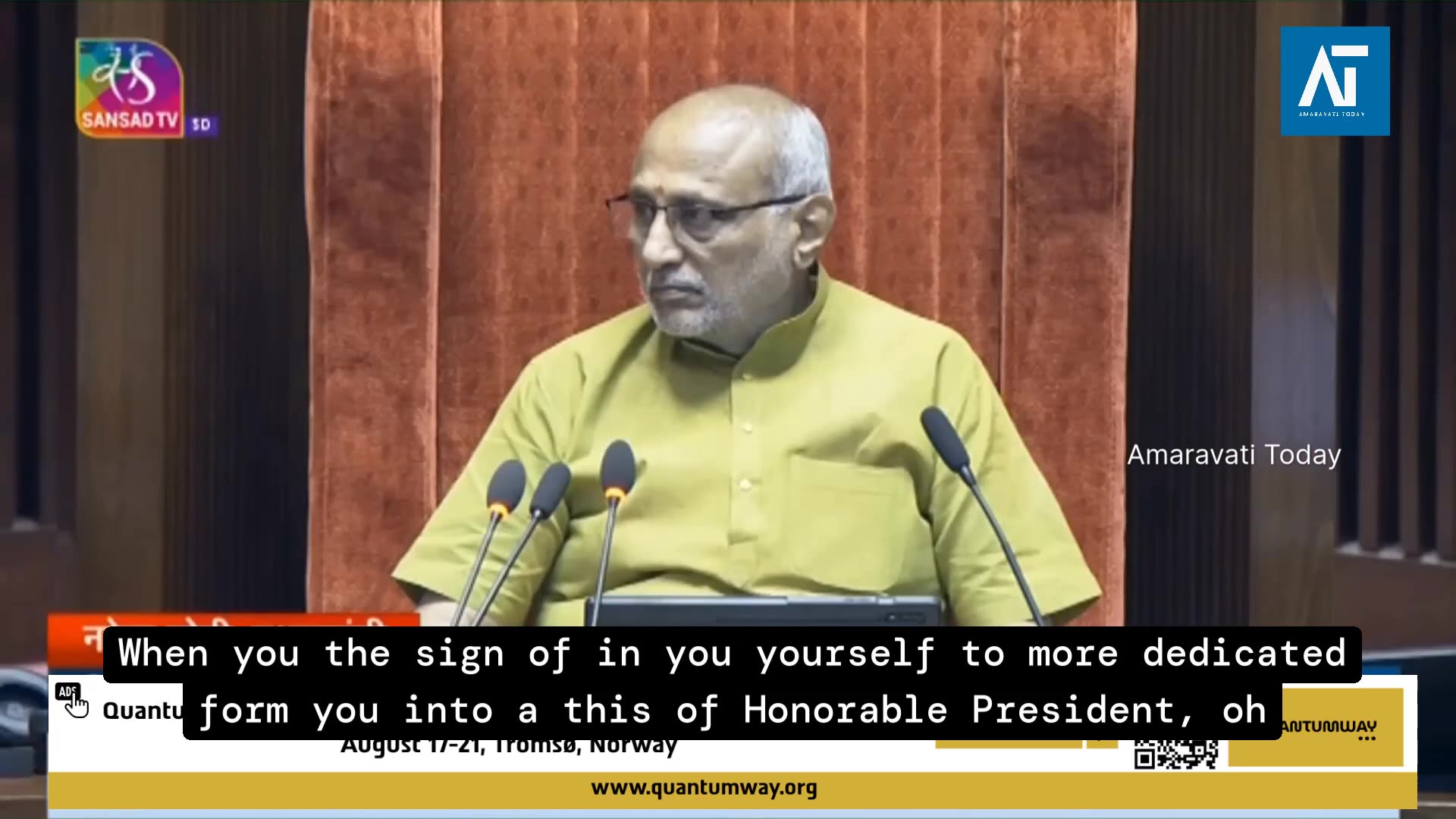 PM Modi Honours CP Radhakrishnan: A Life of Service & Democratic Spirit | Amaravati Today