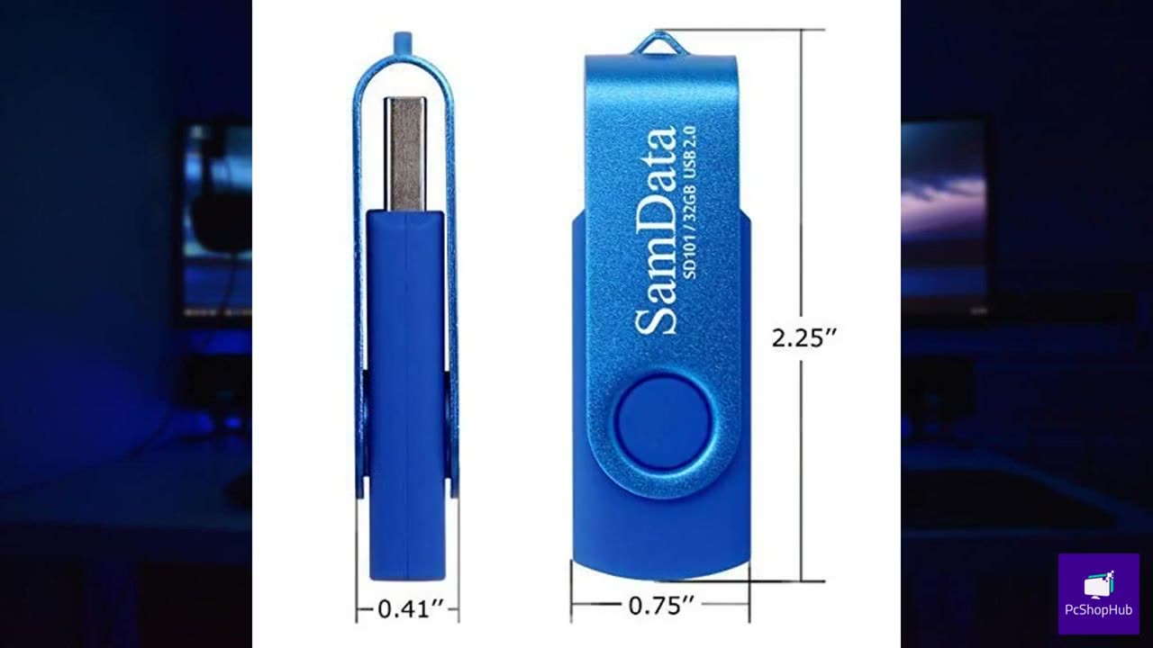 SamData 32GB USB Flash Drives 2 Pack