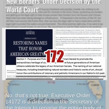 Fact Check: Trump's 'Gulf of America' Order Does NOT Enforce 'New Borders' Under 'World Court'