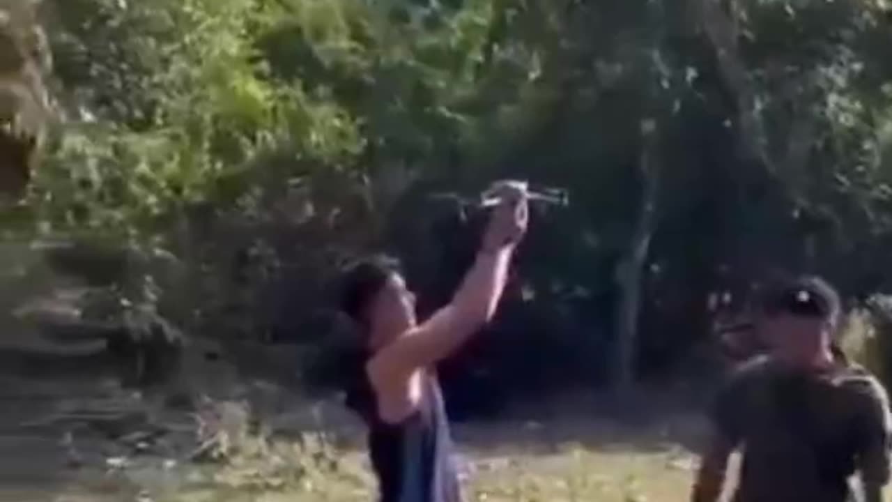 An unsuccessful experiment with hanging ammunition on a quadcopter of local Guerrillas in Myanmar