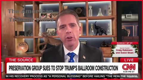 CNN Hack Has Bizarre Meltdown Over Trump’s Donor-Funded Ballroom