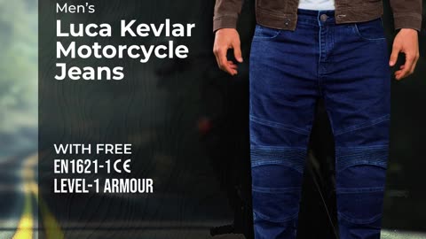 Luca Motorcycle Jeans – Ultimate Protection & Style for Bikers