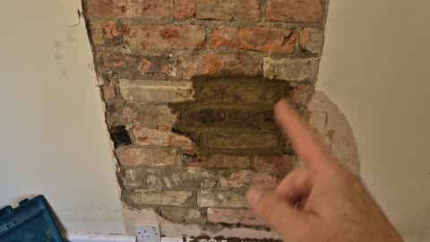 Fireplace repair.