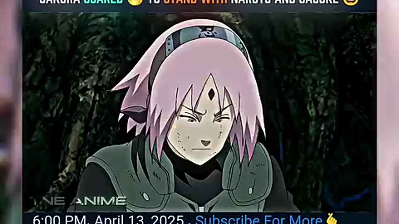 Shocking: SAKURA SCARED 🤭 TO STAND WITH NARUTO AND SASUKE 😅