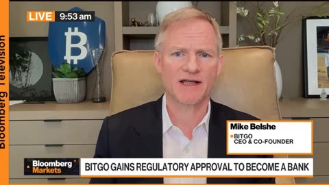 BitGo Receives OCC Approval to Become a National Trust Bank | Bloomberg Markets Interview