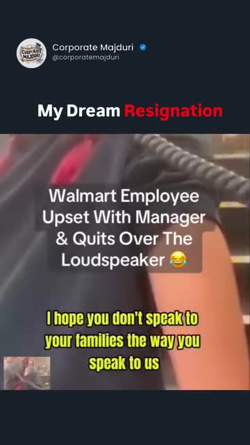 Walmart Employee Calls Out Management Over Loudspeaker