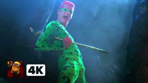 Batman Forever (1995) 4K - Riddler Trashes the Batcave _ Movieclips