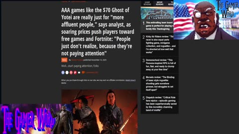 The Gamer Word Episode 119- AAA gayming slop awards