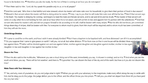 Luke 12 through 14 NKJV (Joshzilla89 Bible Reading)