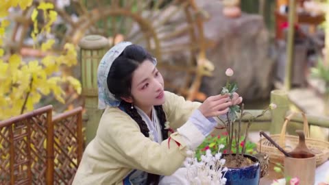 Qingcheng & Gengyun love of petals Qingcheng to grown the flower to save man she love episode 15
