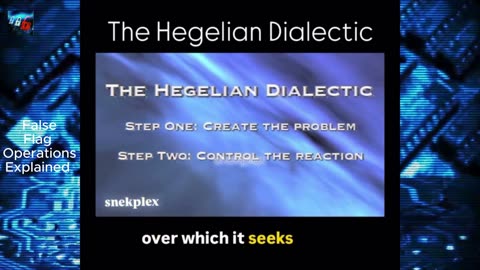 The 'Hegelian Dialectic' - False Flag Operations Explained