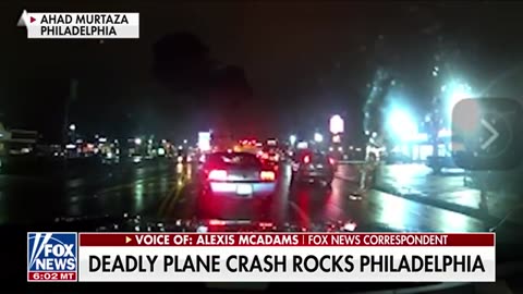 Ring doorbell camera captures fiery plane crash in Philadelphia