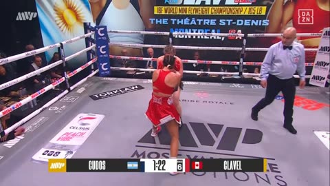 Combat de Boxe Sol Cudos vs Kim Clavel