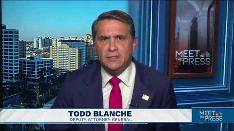"Bring it On" - Deputy AG Todd Blanche Responds to Potential Pam Bondi Impeachment Proceedings