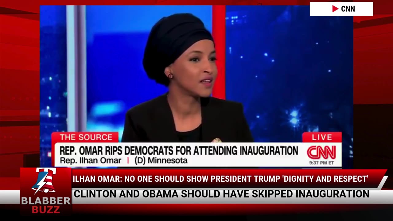 Ilhan Omar: No One Should Show President Trump 'Dignity and Respect'