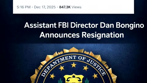 BREAKING: Dan Bongino Announces He’s Leaving the FBI 💥