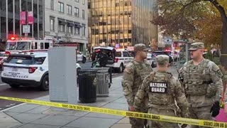 2 militares, tiroteados cerca de la Casa Blanca