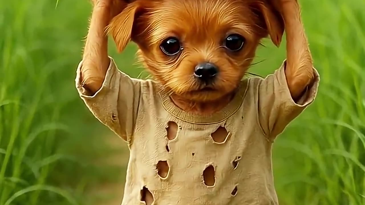 Poor Puppy Gets Bullied Over Tree - This is So Sad 💔 FOLLOW & LIKE to Show Him Some Love!