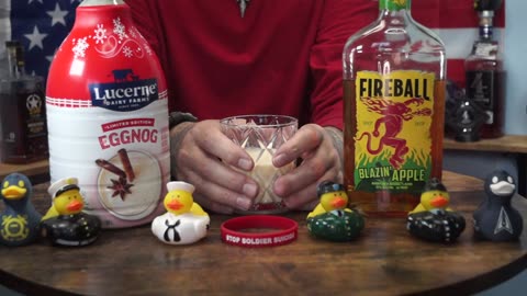 Timothy Hall - Fireball Blazin Apple Whiskey & Lucerne Eggnog