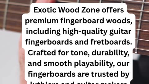 Exotic Wood Zone – Premium Guitar Fingerboards