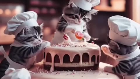 Kittens funny video