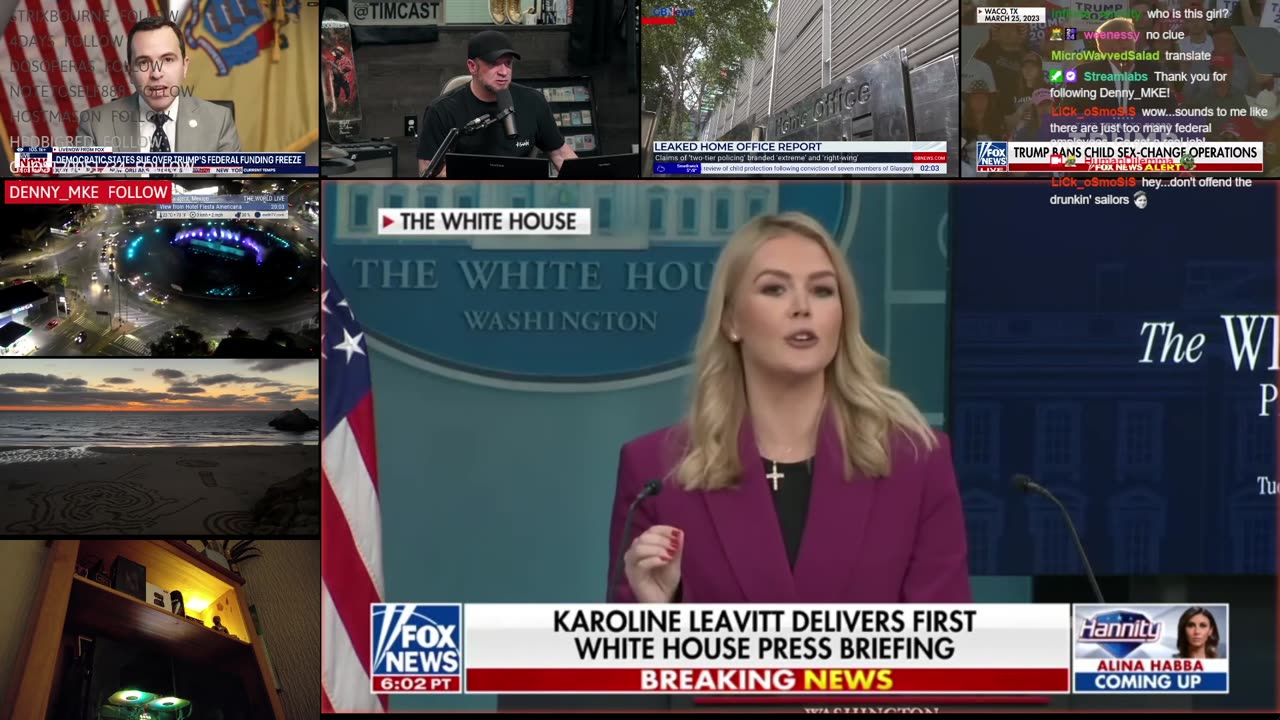 Karoline Leavitt's First White House Briefing | Sean Hannity | Breaking News