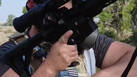 Firearms Training with Gas Mask
