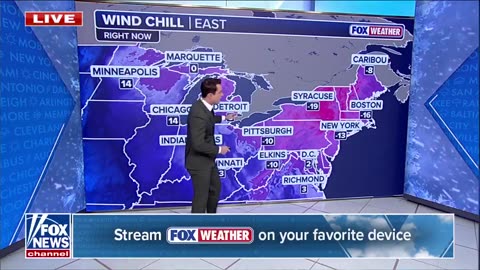 Extreme cold grips the Northeast as temperatures feel below 25 degrees, keeping