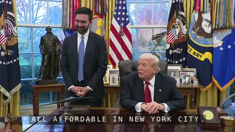Trump meets with NYC Mayor-elect Mamdani