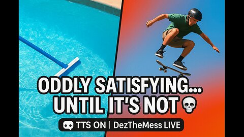 Oddly Satisfying... Until It’s Not 💀 | Pools, Skaters & Bikes | 💬 TTS