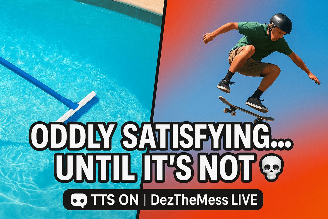 Oddly Satisfying... Until It’s Not 💀 | Pools, Skaters & Bikes | 💬 TTS