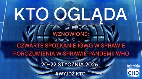 WHO WATCH: Międzyrządowa Grupa Robocza (IGWG) ds. Porozumienia WHO w sprawie pandemii