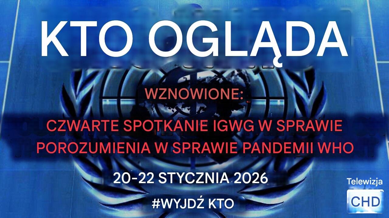 WHO WATCH: Międzyrządowa Grupa Robocza (IGWG) ds. Porozumienia WHO w sprawie pandemii
