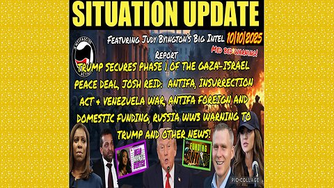 SITUATION UPDATE 10/10/25 - Judy Byington, Trump Secures Phase Of The Gaza-Israel Peace Deal, Russia WW3 Warning To Trump