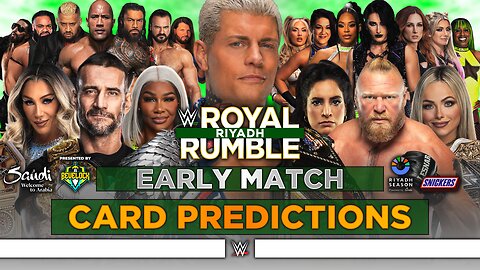 WWE Royal Rumble 2026 - Match Card Predictions | Bevelock