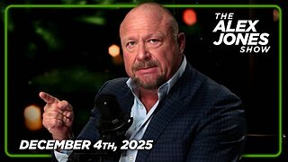 THE ALEX JONES SHOW - 12/4/2025: Senator Mark Warner Just Called For US Military To Overthrow President Trump’s Elected Administration, And The Deep State Is In Full Panic Mode After Hegseth Was 100% Exonerated In Signalgate & Drug-Boatgate! PLUS, P