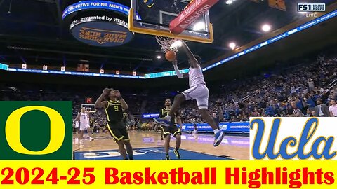 #16 Oregon vs UCLA Basketball Game Highlights 1 30 2025