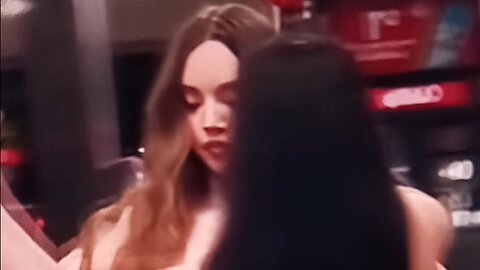 Night gas station dancing