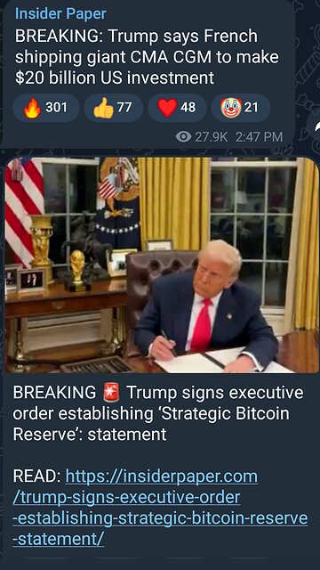 News Shorts: Trump and Reserve Bitcoin