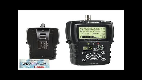 FindSAT VF-8620 HD Digital Planet Finder Meter DVB S2/MPEG2 Star Finder Meter Review