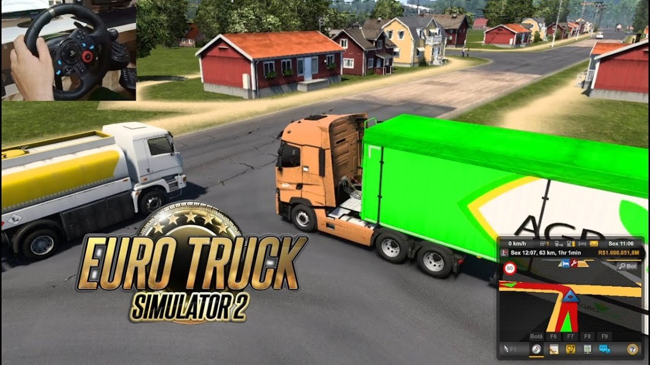 EURO TRUCK Simulator 2 *Estradas Brasileiras* #1