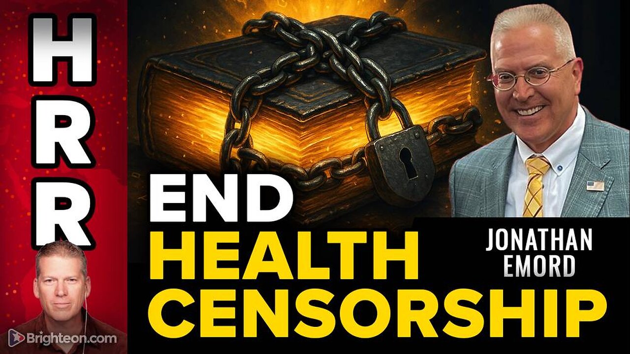Jonathan Emord reveals brave plan to END HEALTH CENSORSHIP by the FDA