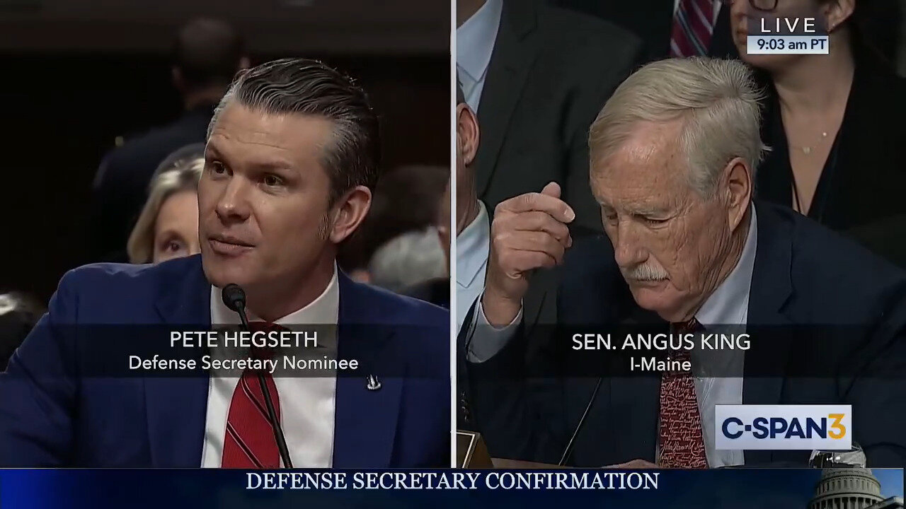 Pete Hegseth Just Delivered A Truth Nuke To Angus King Lecturing Him On The Armed Service Committee