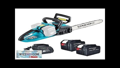 PATUOPRO 42V Brushless Electric Saw 16 Inch Cordless Chainsaw Handheld Power Tools Review