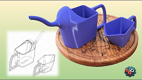 3D Printed Laundry Set - Perfect Detergent Scoop & Watering Can!